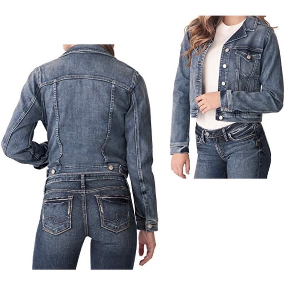 SILVER JEANS CO. DENIM JACKET - Picture 2 of 16